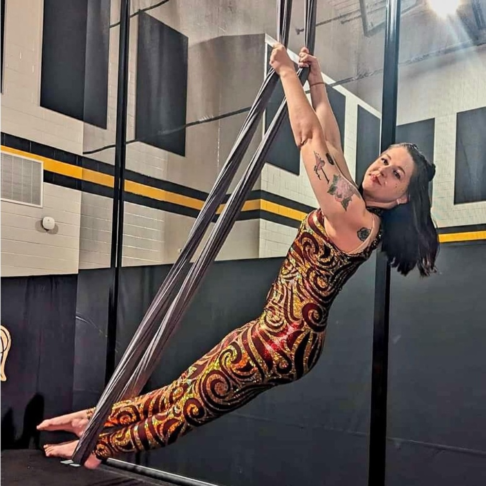 Elegant Aerial Unitard
